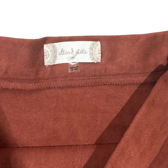 Fringed Rust Skirt - Picture 3 of 5